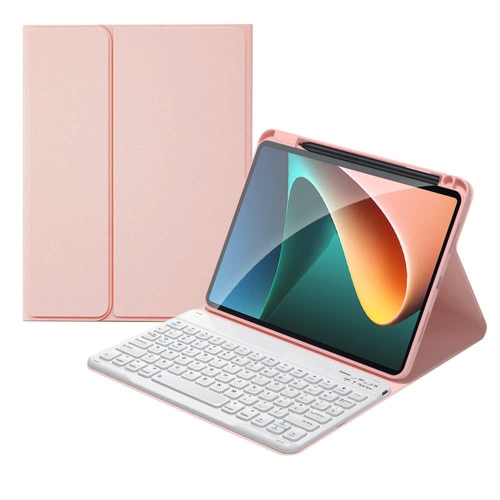 Amazon.co.jp: Xiaomi Pad 5 キーボードケース ペンホルダー付き 丸い