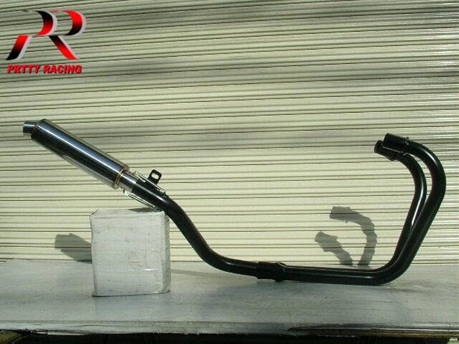 Amazon | GSX250E ザリ 50.8π 2-1管 タイプ1 サイレンサー ブラック