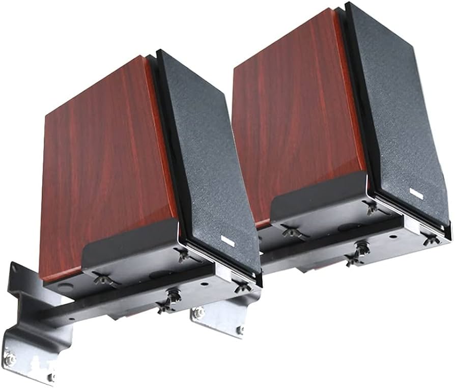 Amazon.co.jp: スピーカー壁掛けブラケット、金属スピーカーブラケット