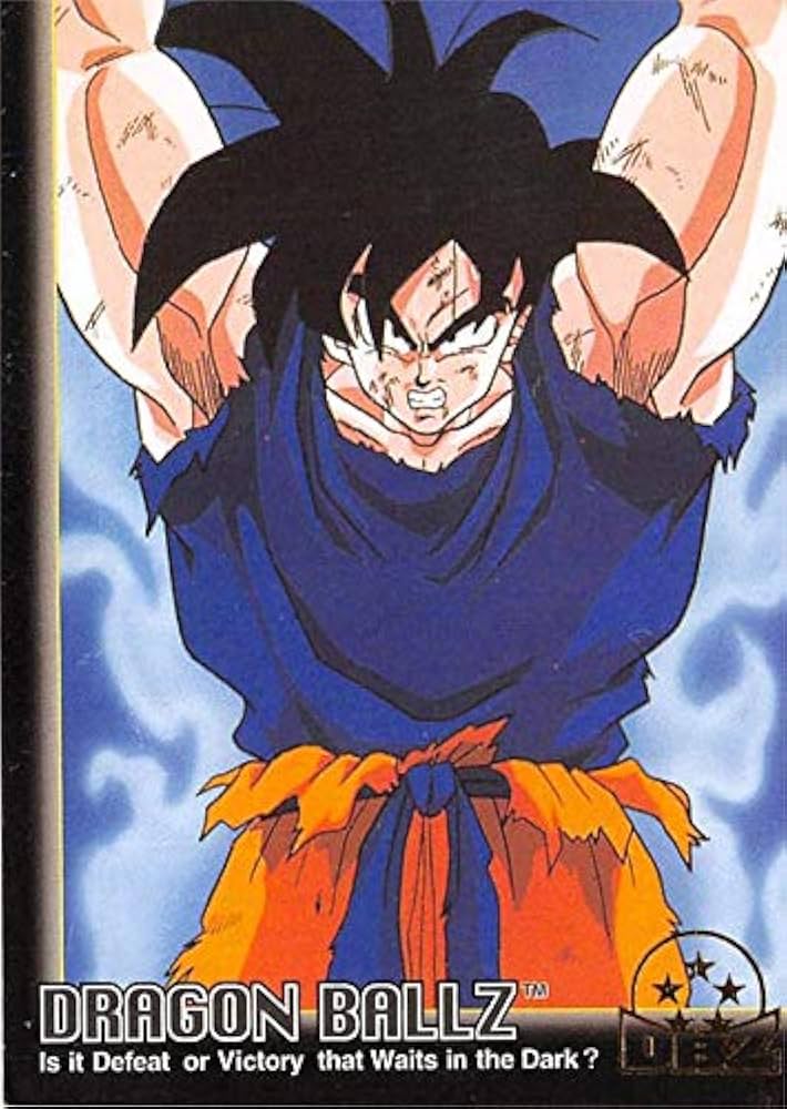 Goku trading card Dragon Ball Z 1999 Funimation #37 Spirit Bomb at