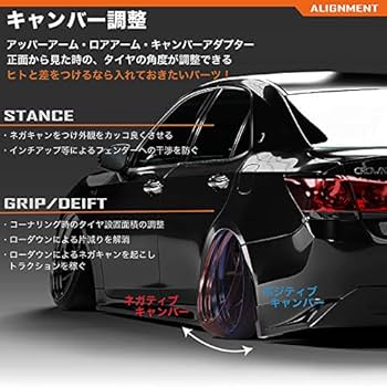 Amazon | 車検OK 鬼キャン 50 プリウス リアセット アッパーアーム