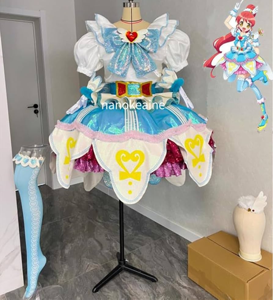 Amazon.co.jp: プリパラ 白玉みかん コスプレ衣装+ウィッグ+ 靴 : ホビー