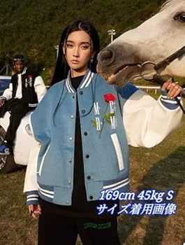 Amazon | [Mr. Enjoy Da Money] 薔薇 スタジャン ジャケット ROSE