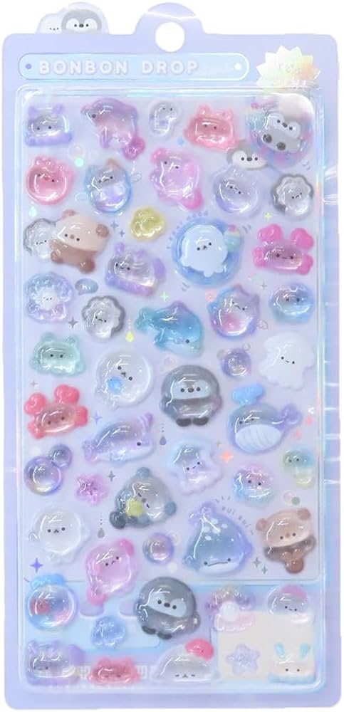 Amazon.co.jp: [Seal Sheet] Bon Bonbon Drop Seal / Fukapuka Bonbon