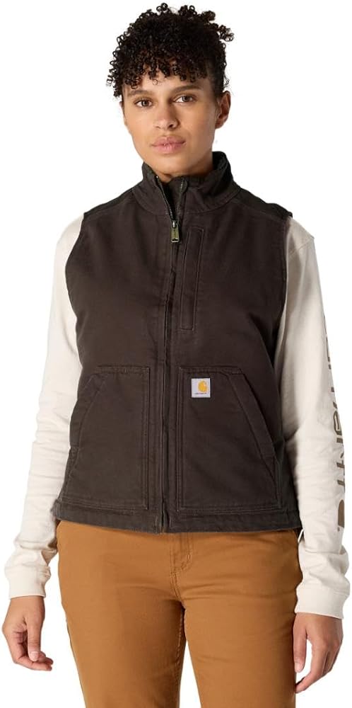 Amazon | Carhartt Women's Relaxed Fit Washed Duck Sherpa Lined