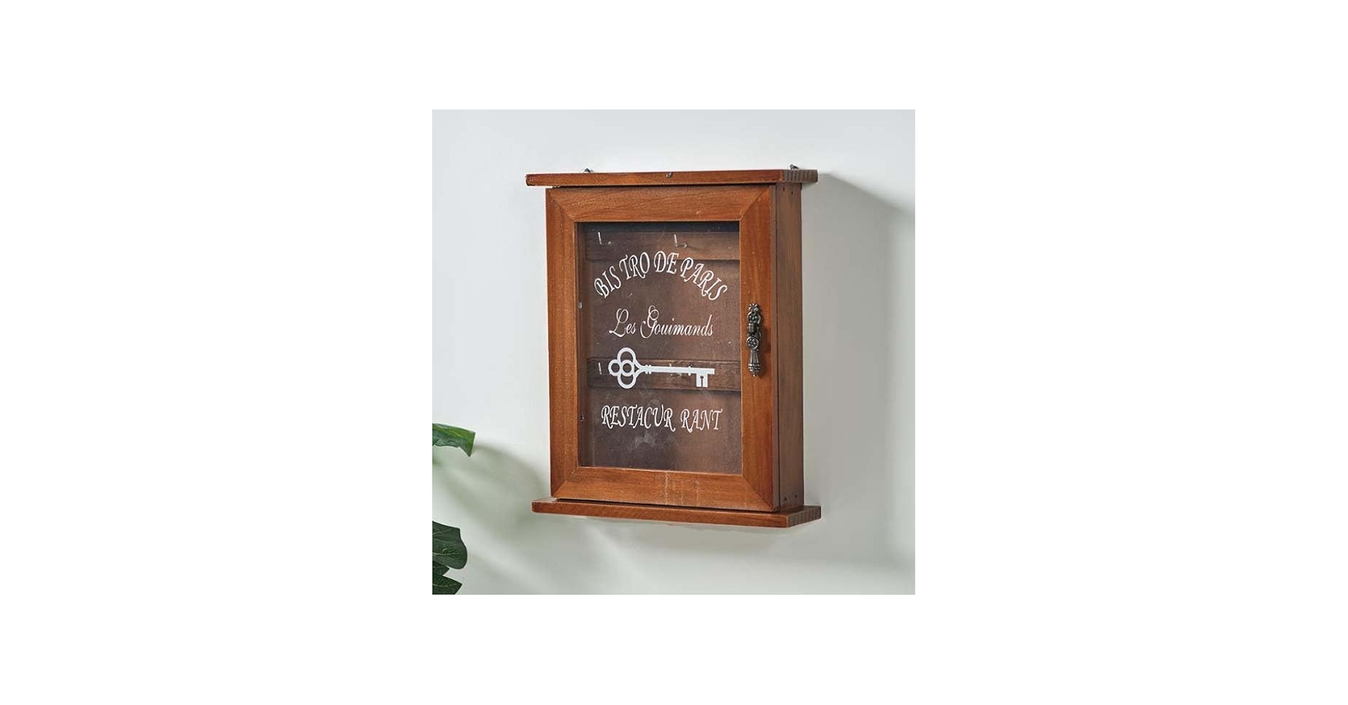 Amazon｜アンティーク 木製 キーケース 収納 小物 鍵 コレクション