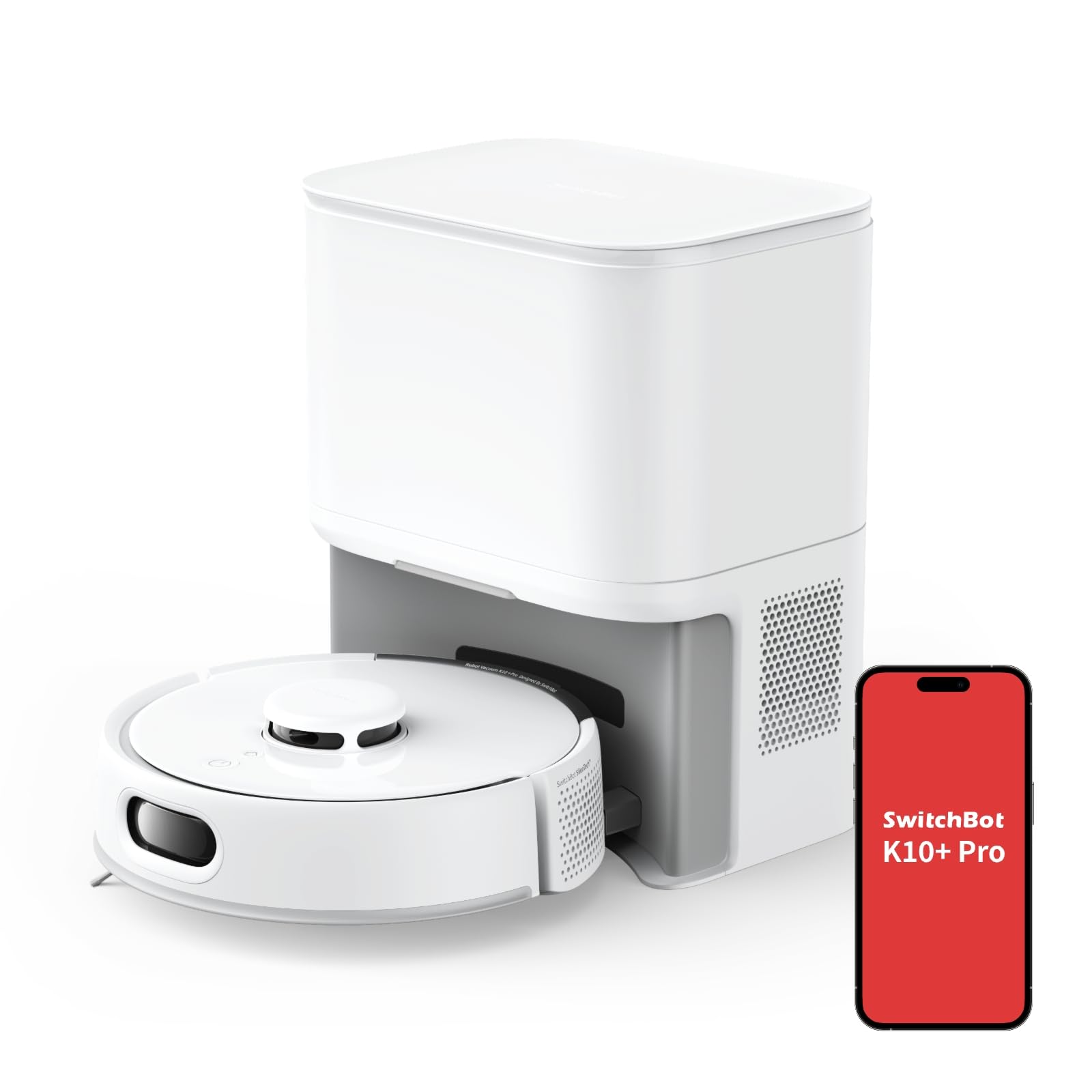 Amazon | 超小型 SwitchBot ロボット掃除機 K10+Pro 高精度マッピング