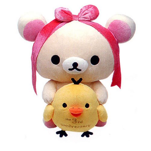 Amazon.co.jp: リラックマ 3周年記念ぬいぐるみ コリラックマと