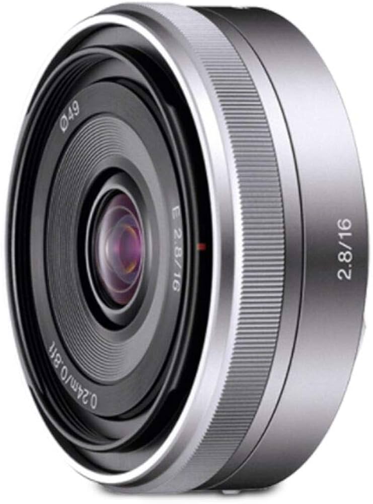 Sony E Mount E 16mm F2.8 APS-C Lens (SEL16F28) | Wide-Angle Prime