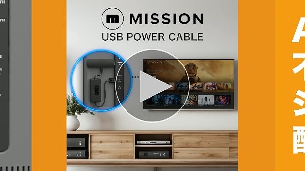 Amazon | Fire TV Stick 4K /4K Max 対応 本体なし Mission Cables USB