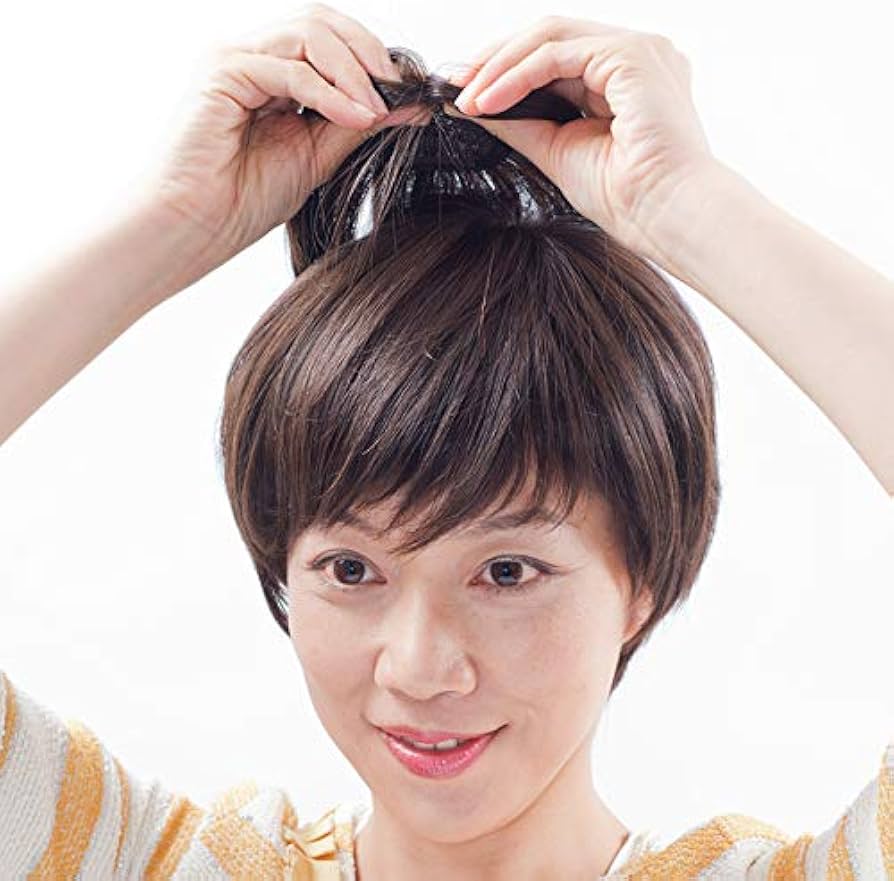 Amazon.co.jp: 部分ウィッグ プチシリーズ (トップ BT01-H2B 暗自然