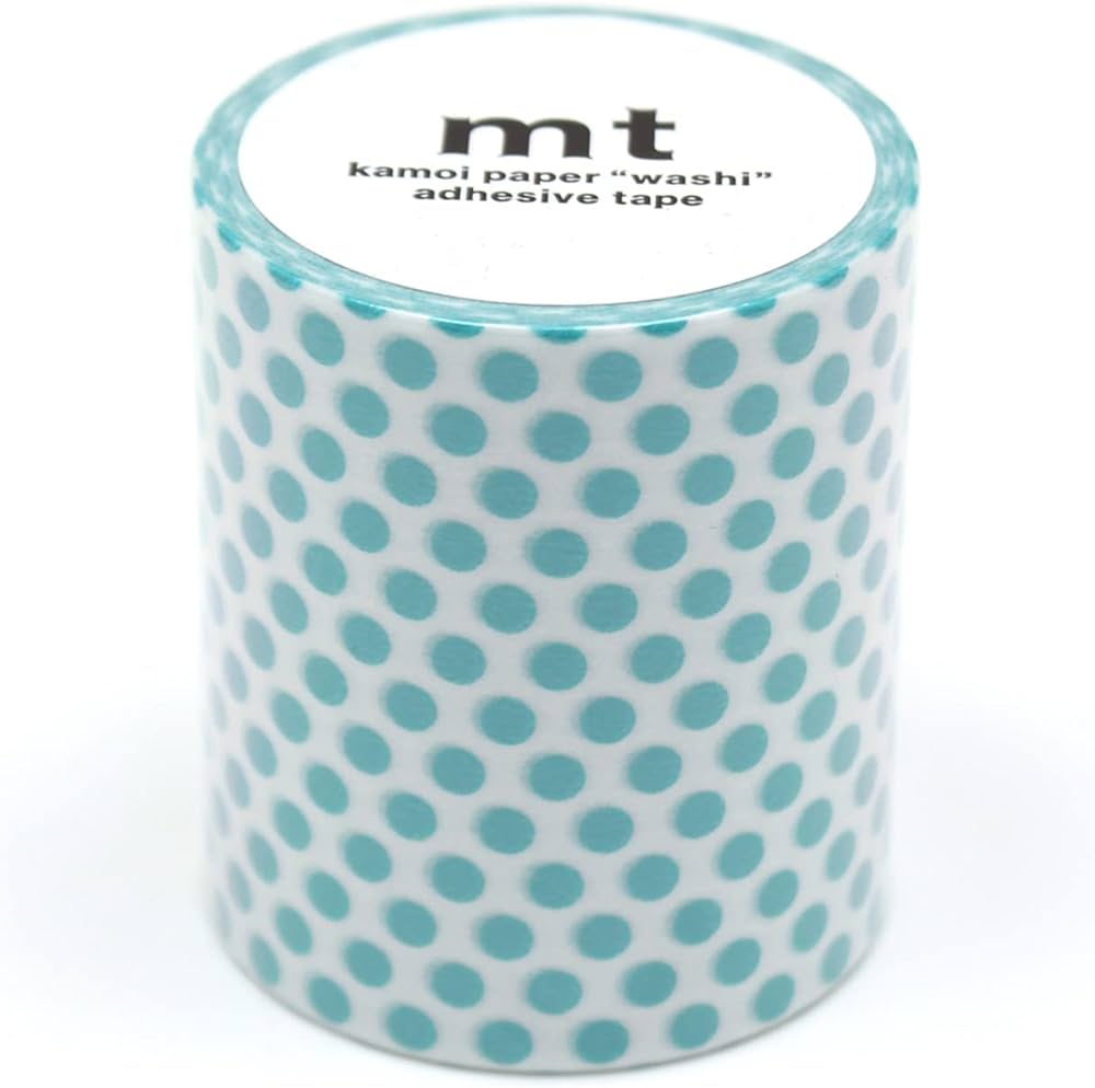 Amazon | カモ井加工紙 マスキングテープ mt ドット・ソーダ 50mm×7m