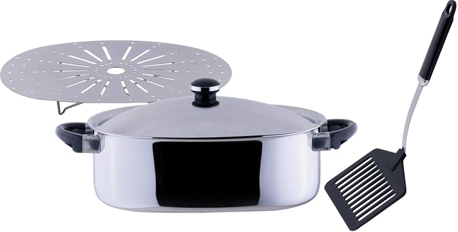 Amazon.co.jp: 宮崎製作所 オブジェ アルミコア楕円鍋&スチーム