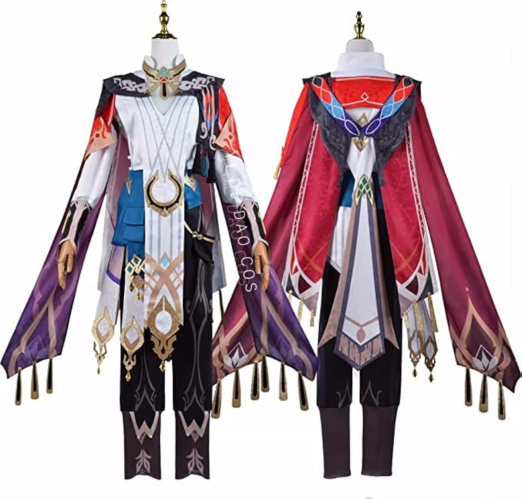 Amazon.co.jp: [FENGLEI] 原神 カーヴェ コスプレ衣装＋ウィッグ＋靴