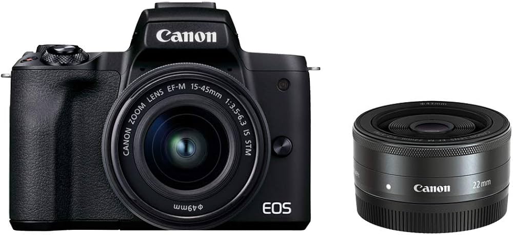 Amazon.co.jp: Canon ミラーレス一眼カメラ EOS Kiss M2 ダブルレンズ
