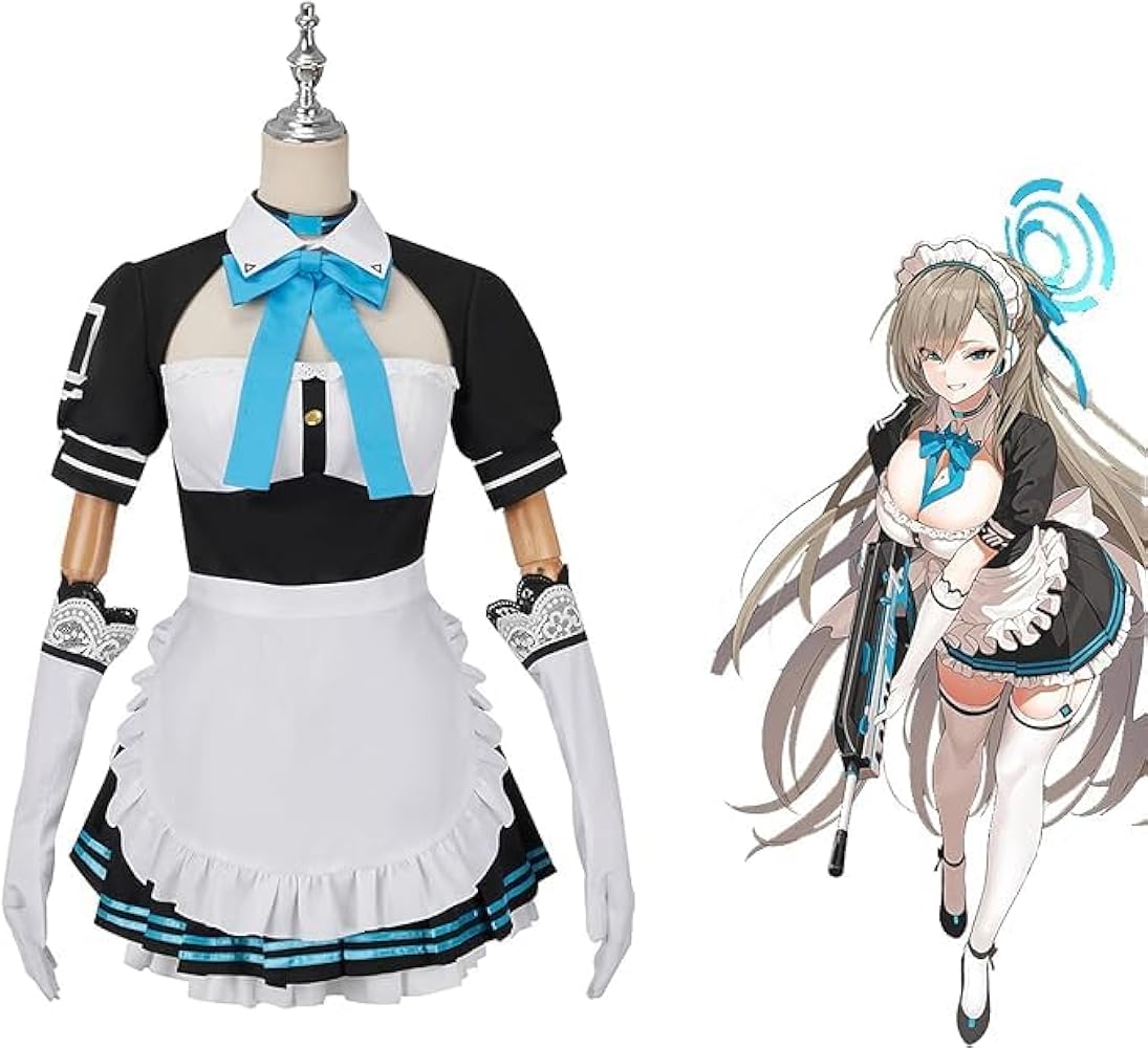 Amazon | [TAOTAO] ブルアカ コスプレ 一之瀬アスナ メイド服 コスプレ
