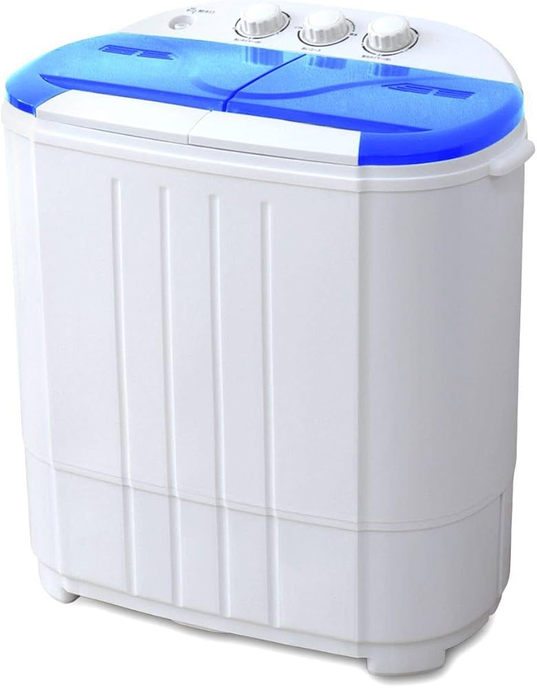 Amazon.co.jp: WEIMALL 洗濯機 二槽式 脱水付き 小型 タイマー付き 3.6