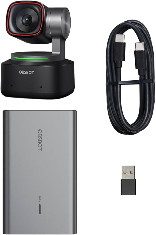 Amazon.com: OBSBOT Tiny 2 4K Webcam & UVC to NDI Adapter Combo