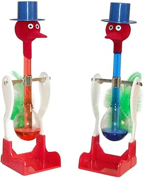 Amazon.co.jp: レッド 水飲み鳥 玩具 ハッピーバード ドリンキング