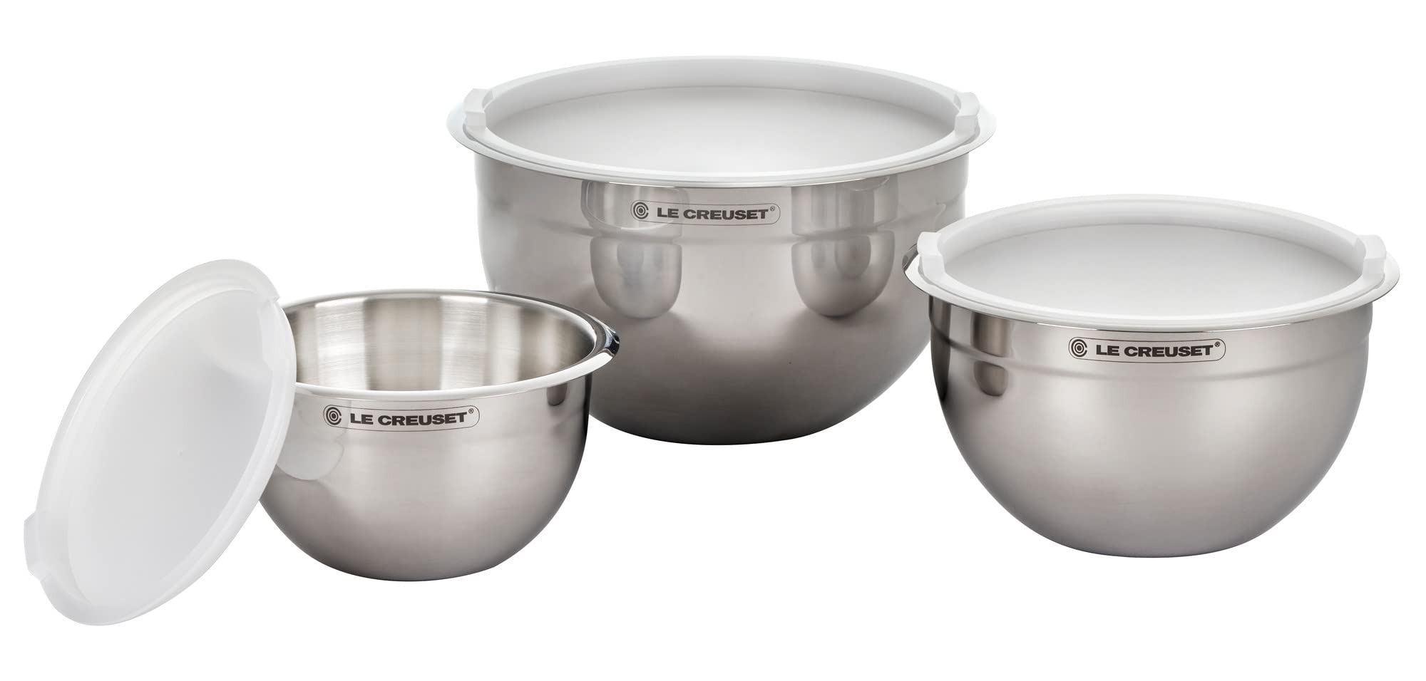 Amazon | Le Creuset 入れ子ミキシングボウル3個セット 滑り止め