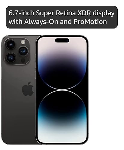 Amazon.com: Apple iPhone 14 Pro Max, 512GB, Space Black - Unlocked