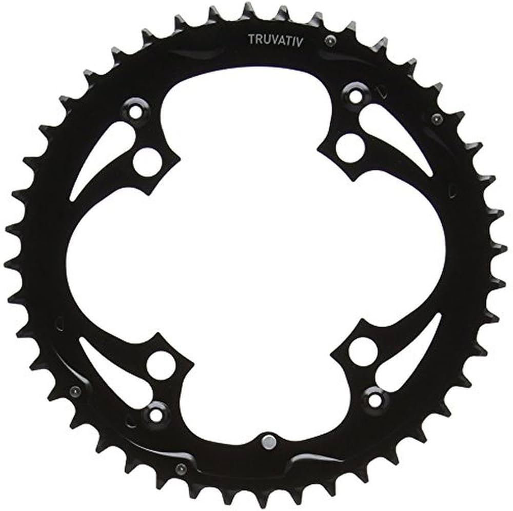 Amazon.com : TruVativ Trushift 44T x 104mm BCD Steel Ring Black V4