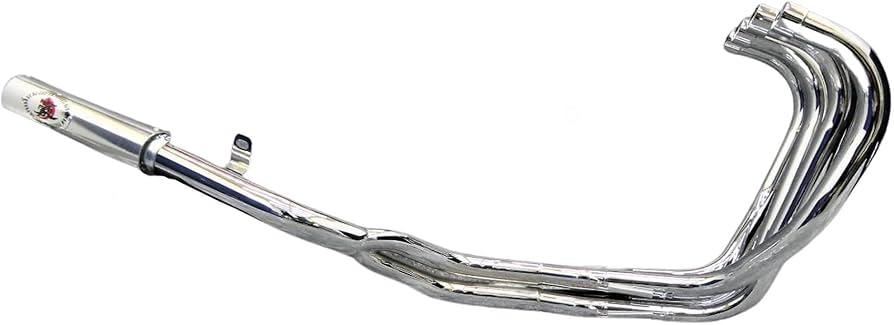 Amazon | ZRX400 マフラー/ ZRX400Ⅱ 前期 豪 メッキ 鉄管 (【豪