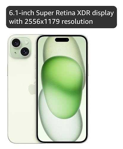 Amazon.com: Apple iPhone 15, 128GB, Green - Unlocked (Renewed