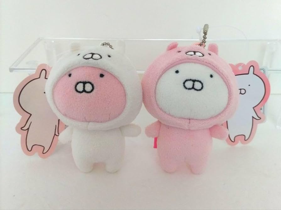 うさまる うさこ いちごみるく ぬいぐるみとマスコットセット Amazon