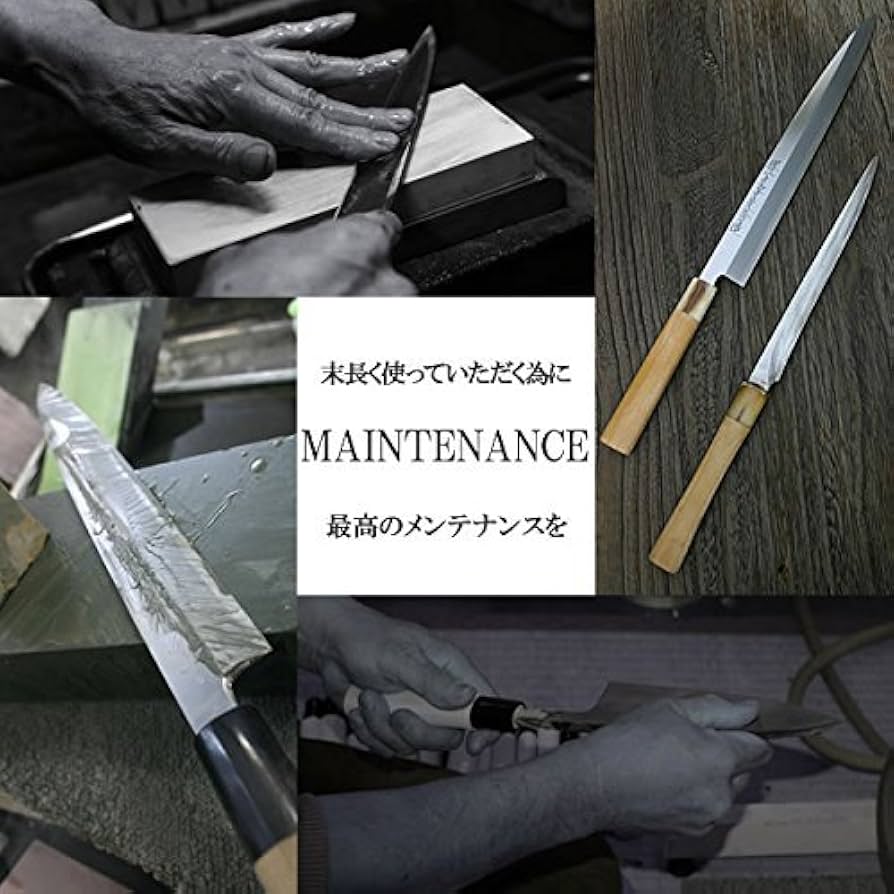 Amazon | 堺一文字光秀 洋包丁 サビに強い ステンレス 全鋼 片刃 精肉