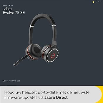 Amazon.com: Jabra Evolve 75 SE Stereo Wireless Headset - Bluetooth