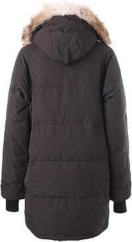 Amazon | [カナダグース] フーデッド ダウンジャケット Lサイズ EMORY