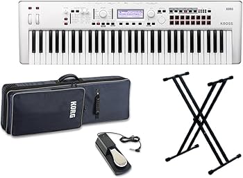 Amazon | KORG KROSS2-61-SC (ホワイト) バンド用キーボードならこれ