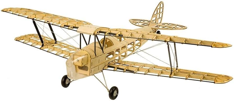 Amazon | バルサウッド飛行機キットミニタイガーモス複葉機、39