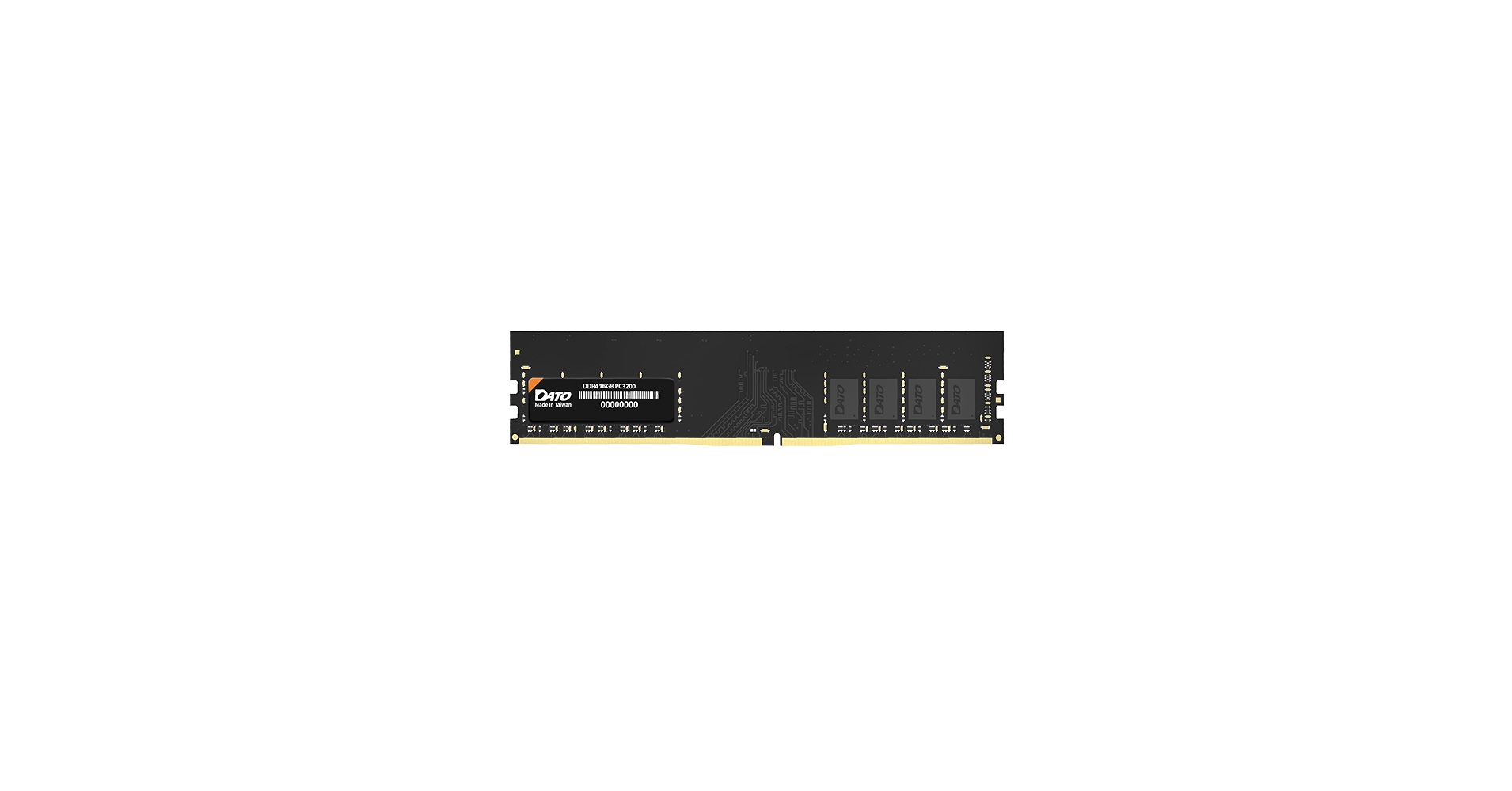 DATO DDR4 RAM 16GB 3200MHz, PC4-25600 CL22 1.2V 288-Pin Non-ECC