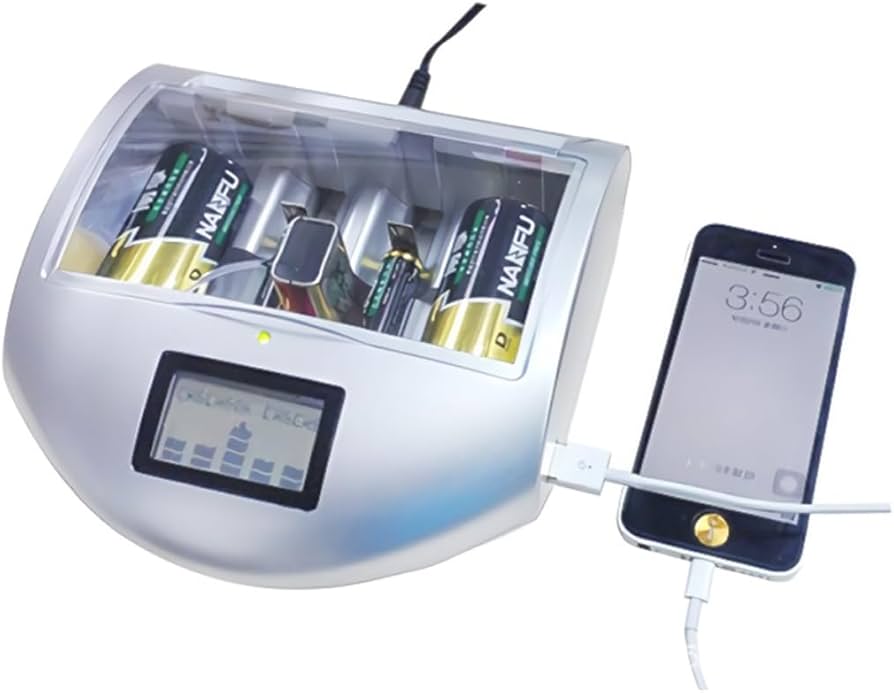 Amazon | 電池 充電器 単1 単2 単3 単4 9V ニッケル 水素 ニッカド