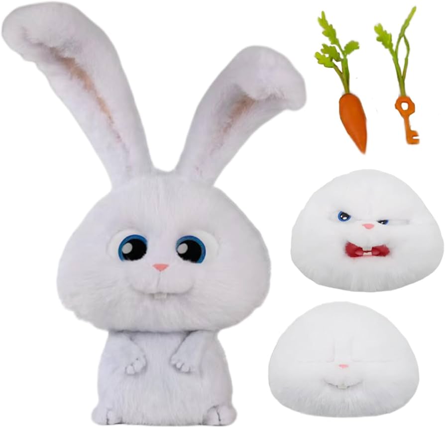 Amazon.co.jp: Fictus 映画 ペット Pets スノーボール ぬいぐるみ