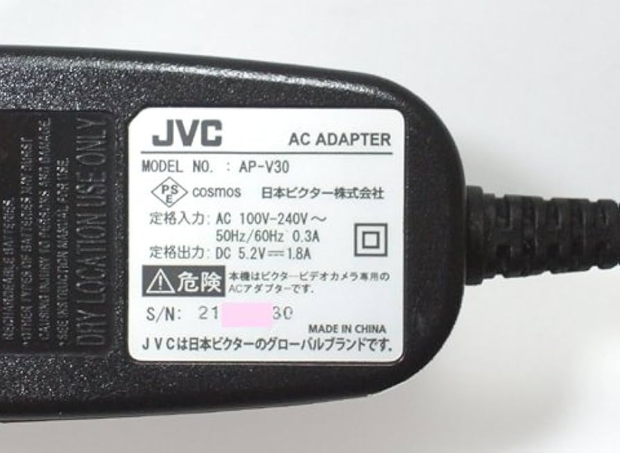Amazon | ビクター JVC/Victor ビデオカメラEverio 用 ACアダプター AP