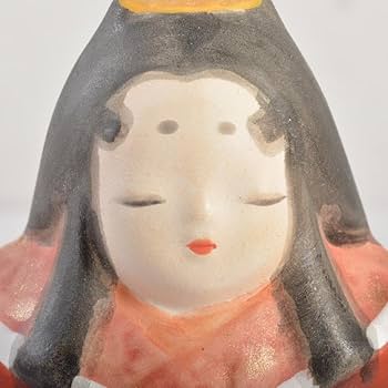 Amazon | 日展作家 北岡秀雄作 北秀窯 伝之雛 茜 立雛 雛人形 共箱 N