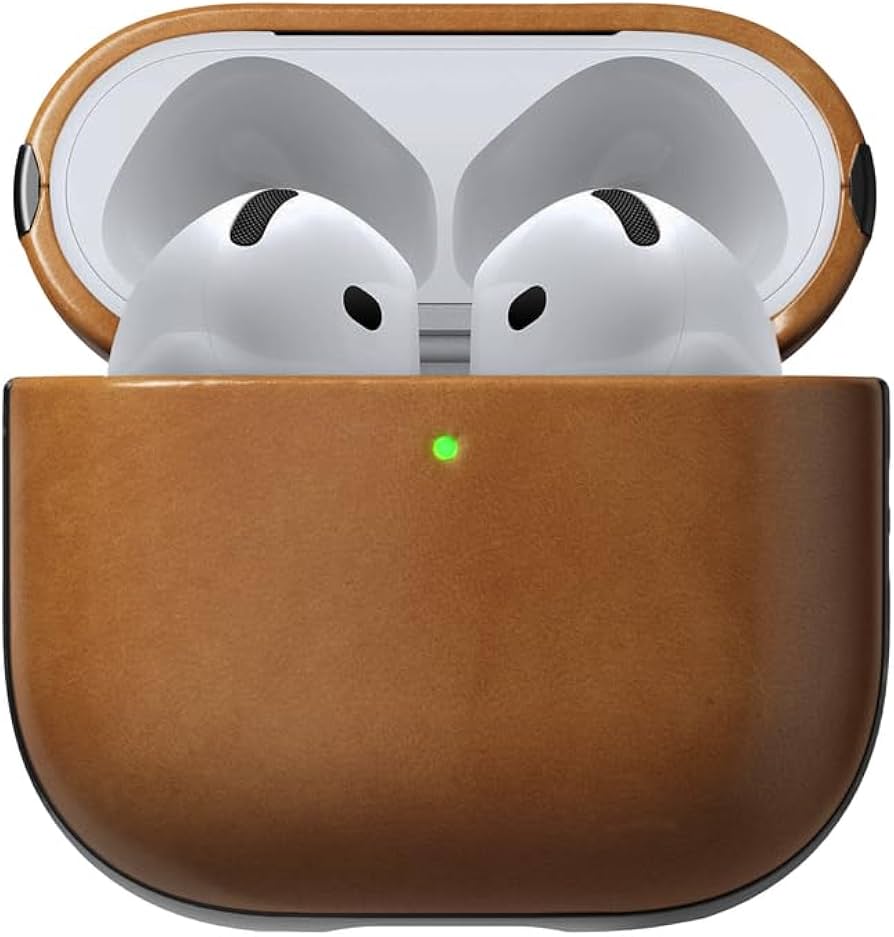 Amazon.com: Nomad Airpods 4 Case in English Tan-C Nomad Leather