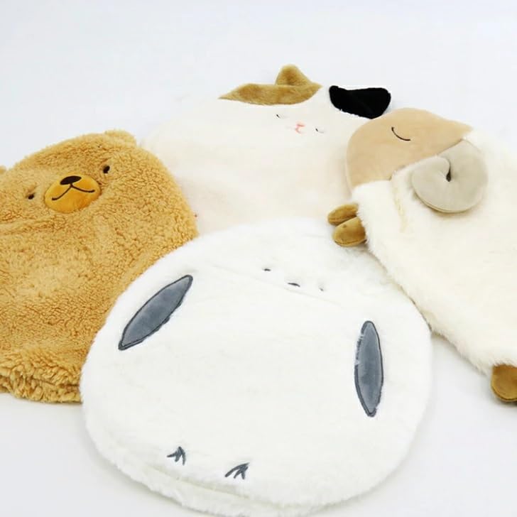 Amazon.co.jp: ほんやら堂 蓄熱 湯たんぽ 動物 洗えるカバー付
