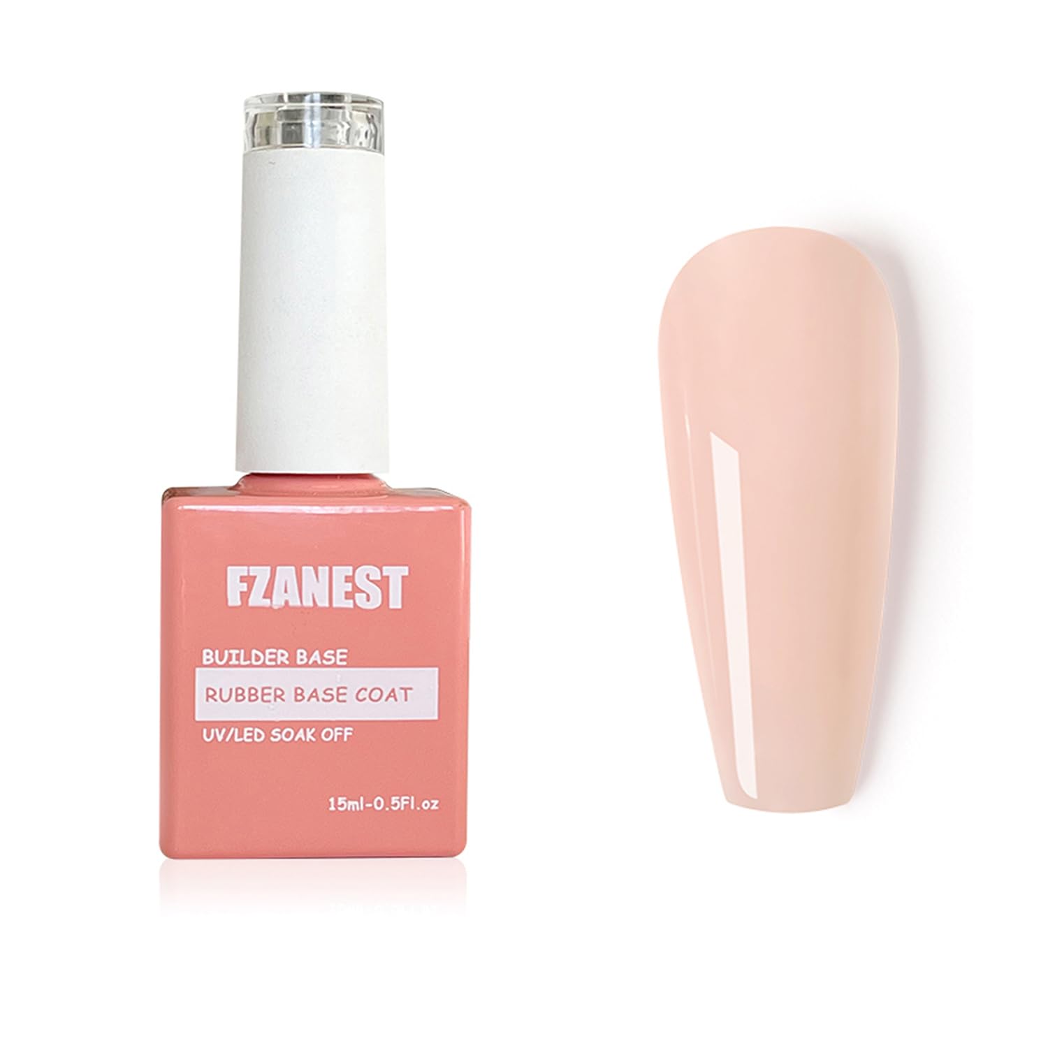 Amazon.com : FZANEST Nude Pink Builder Gel 15ml, Natural Color