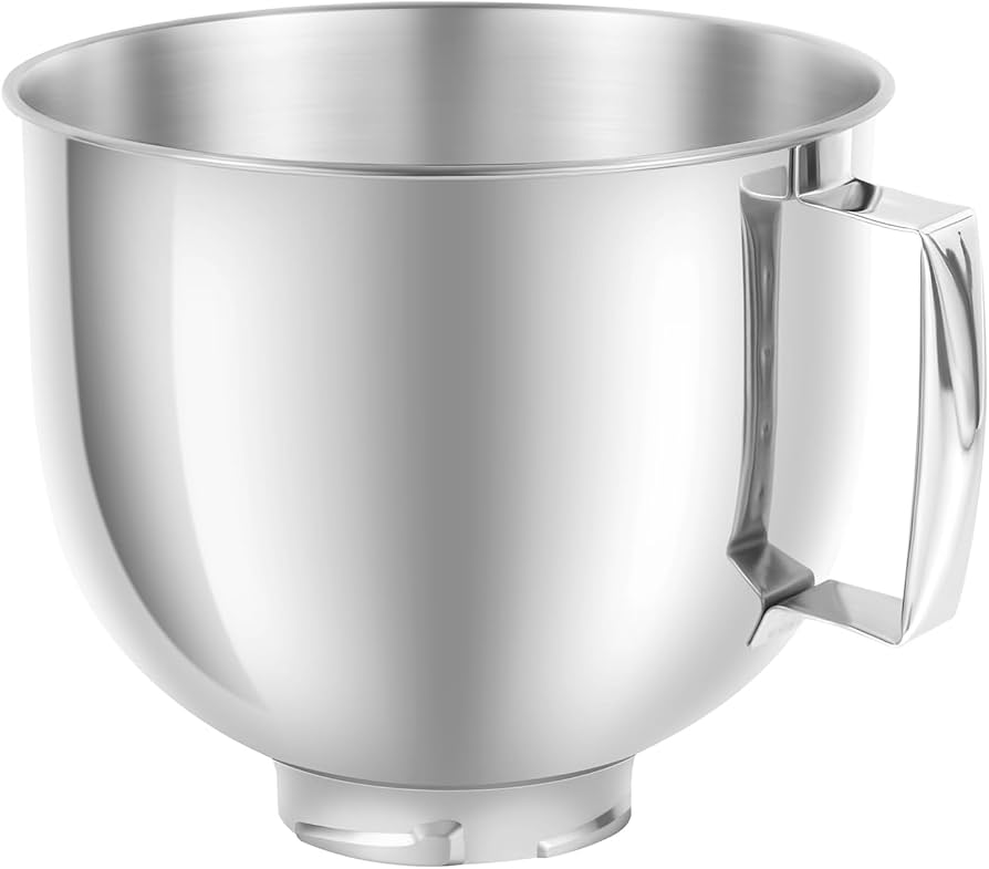 Amazon.com: 5 QT Stainless Steel Mixer Bowl Compatible with