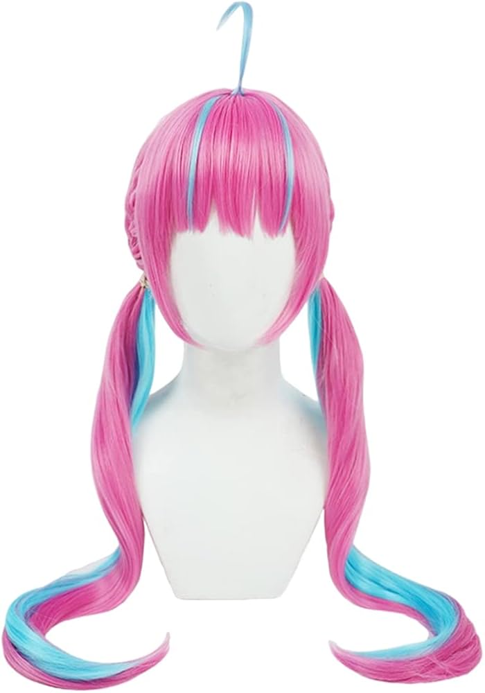 Amazon.co.jp: LAOBAO コスプレ ウィッグ 湊あくあ ツインテール
