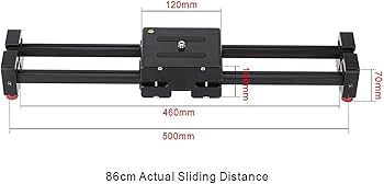 Amazon | 電動カメラスライダー 伸縮的なエクステンダスライド ゆがん