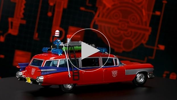 Amazon.com: Jada Toys 1:24 Ghostbusters Ecto-1 Mashup with Optimus