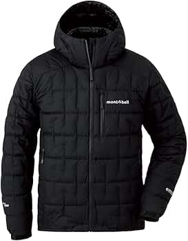 Amazon.co.jp: モンベル イグニスダウン パーカ Men's ブラック(BK