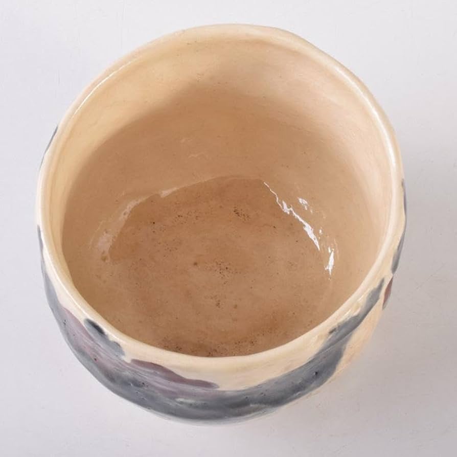 Amazon.co.jp: 茶道具 啓寿庵 七宝釉薬彩 花文 茶碗 共箱 N 7219