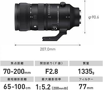 Amazon.co.jp: SIGMA 70-200mm F2.8 DG DN OS Sony E-Mount : Electronics
