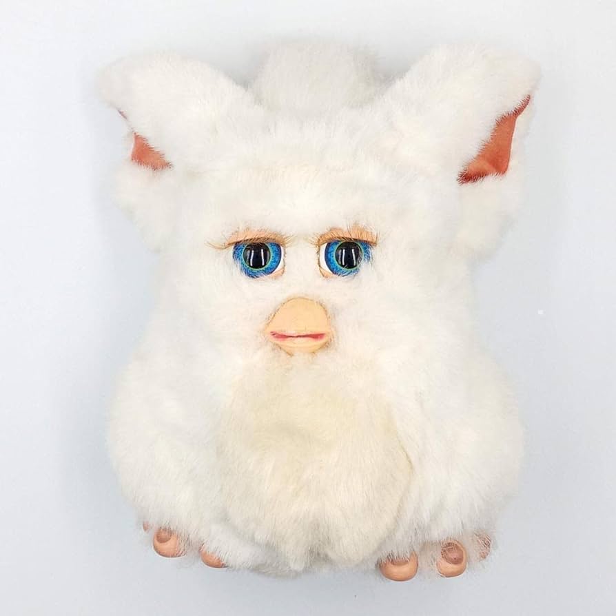 Amazon.co.jp: ファービー2 スノーボールホワイト 白 青目 不動品 93